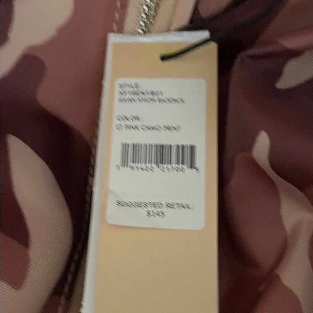 Rebecca Minkoff Pink Camouflage Backpack - Picture 4 of 5